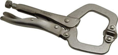 Paramount - 6" OAL C-Clamp Locking Pliers - 1-1/2" Jaw Depth, 2" Jaw Opening, Standard Handle - Caliber Tooling