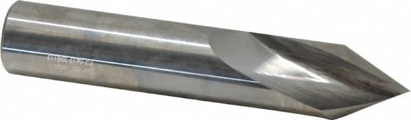 Accupro - 3/4" Body Diam, 60°, 4" OAL, Solid Carbide Spotting Drill - Caliber Tooling