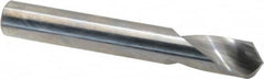 Accupro - 10mm Body Diam, 90°, 70mm OAL, Solid Carbide Spotting Drill - Caliber Tooling