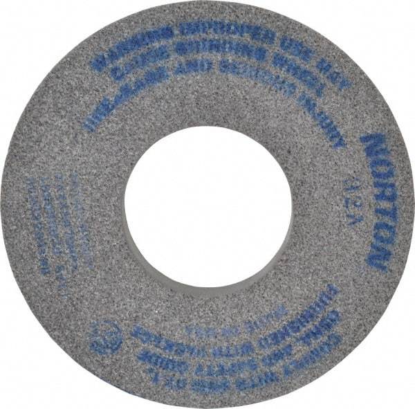 Norton - 12" Diam x 5" Hole x 1-1/2" Thick, H Hardness, 46 Grit Surface Grinding Wheel - Aluminum Oxide, Type 5, Coarse Grade, 2,070 Max RPM, Vitrified Bond, One-Side Recess - Caliber Tooling