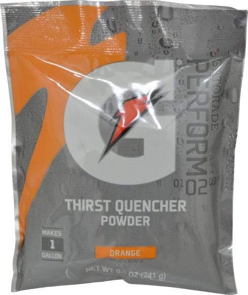 Gatorade - 8.5 oz Pack Orange Activity Drink - Powdered, Yields 1 Gal - Caliber Tooling