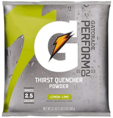 Gatorade - 21 oz Pack Lemon-Lime Activity Drink - Powdered, Yields 2.5 Gal - Caliber Tooling