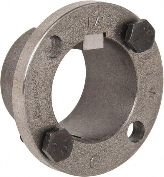 Browning - 1-1/2" Bore, 3/8" Wide Keyway, 3/16" Deep Keyway, H Sprocket Bushing - 1.57 to 1-5/8" Outside Diam, For Use with Split Taper Sprockets & Sheaves - Caliber Tooling