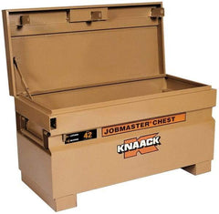 Knaack - 42" Wide x 19" Deep x 23-3/8" High Job Site Box - Steel, Tan - Caliber Tooling