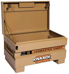 Knaack - 32" Wide x 19" Deep x 18-1/2" High Job Site Box - Steel, Tan - Caliber Tooling