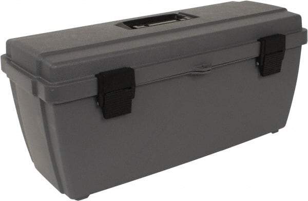 Flambeau - 1 Compartment 1 Tray Utility Tool Box - 18-1/8" Wide x 6-1/2" Deep x 7-1/8" High, Copolymer Resin, Gray - Caliber Tooling