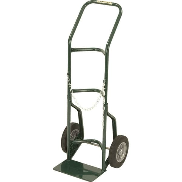 Harper Trucks - 48" OAH Hand Truck - Swept Back Handle, Solid Rubber Wheels - Caliber Tooling