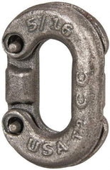 Campbell - Clear Carbon Steel Connecting Link - 5/16" Diameter, 2,000 Lb Load Limit - Caliber Tooling