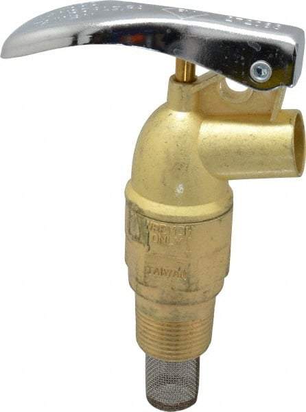 Value Collection - 3/4" NPT Zinc Rigid Drum Faucet - FM Approved, External Arrester, Self Closing - Caliber Tooling