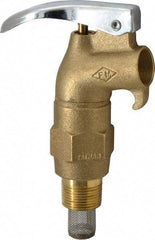 Value Collection - 3/4" NPT Brass Rigid Drum Faucet - FM Approved, External Arrester, Self Closing - Caliber Tooling