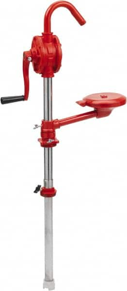 Wesco Industrial Products - Cast Iron Hand Operated Rotary Pump - Cast Iron, For Fuel Oil Products - Caliber Tooling