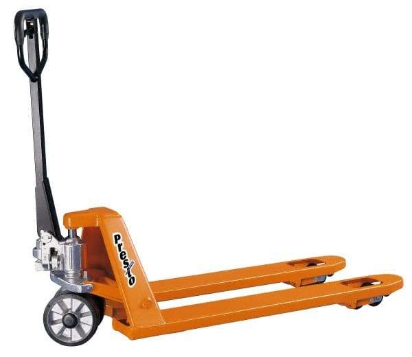 Presto Lifts - 6,500 Lb Capacity, 7-3/4" Lift Premium Quality Pallet Truck - 3-1/4" Min Lift Height, 48" Fork Length, 27" Overall Width - Caliber Tooling