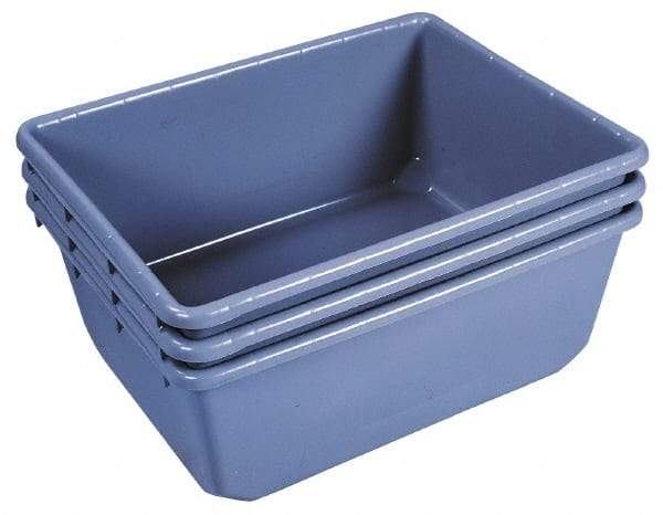 Akro-Mils - 75 Lb Load Capacity Gray Polyethylene Tote Container - Nesting, 24-1/2" Long x 19" Wide x 9-1/2" High - Caliber Tooling