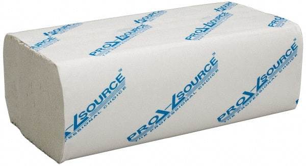 PRO-SOURCE - 1 Ply White Multi-Fold Paper Towels - 9" Wide - Caliber Tooling