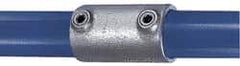 Kee - 3/4" Pipe, Malleable Iron Straight Coupling Pipe Rail Fitting - Galvanized Finish - Caliber Tooling