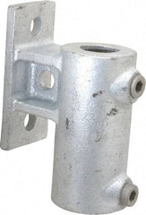 Kee - 1-1/4" Pipe, Malleable Iron Rail Base Pipe Rail Fitting - Galvanized Finish - Caliber Tooling