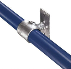 Kee - 1-1/4" Pipe, Malleable Iron Rail Support Pipe Rail Fitting - Galvanized Finish - Caliber Tooling