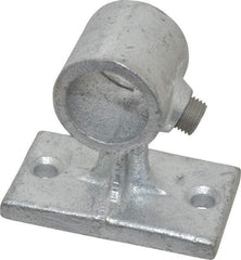 Kee - 3/4" Pipe, Malleable Iron Rail Support Pipe Rail Fitting - Galvanized Finish - Caliber Tooling