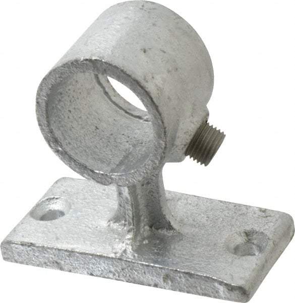 Kee - 1" Pipe, Malleable Iron Rail Support Pipe Rail Fitting - Galvanized Finish - Caliber Tooling