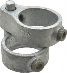 Kee - 1-1/2" Pipe, Malleable Iron Gate Hinge Fitting - Galvanized Finish - Caliber Tooling