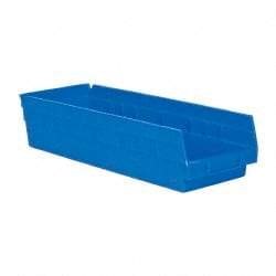 Akro-Mils - 17-7/8" Deep, Blue Hopper Shelf Bin - 4" High x 6-5/8" Wide x 17-7/8" Long - Caliber Tooling