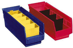 Akro-Mils - 23-5/8" Deep, Red Hopper Shelf Bin - 4" High x 6-5/8" Wide x 23-5/8" Long - Caliber Tooling