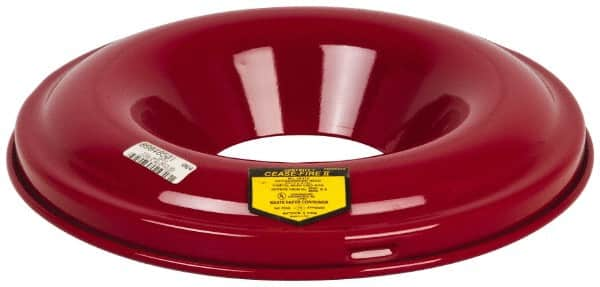 Justrite - Fire Resistant Steel Head - 15-1/8 Inch Outside Diameter, 12 and 15 Gallon Complete Drum, 5-1/4 Inch Opening Diameter, FM and UL Standards - Caliber Tooling