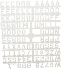 Ghent - Plastic Letter Kits Type: Reusable Letters Display Size: 3/4 (Inch) - Caliber Tooling