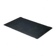 Wearwell - 5' Long x 3' Wide, Dry Environment, Anti-Fatigue Matting - Black, Natural Rubber with Nitrile Blend Base, Beveled on 4 Sides - Caliber Tooling