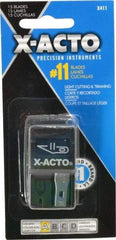 X-ACTO - 15 Piece Steel Hobby Blade - 1-19/32" OAL - Caliber Tooling