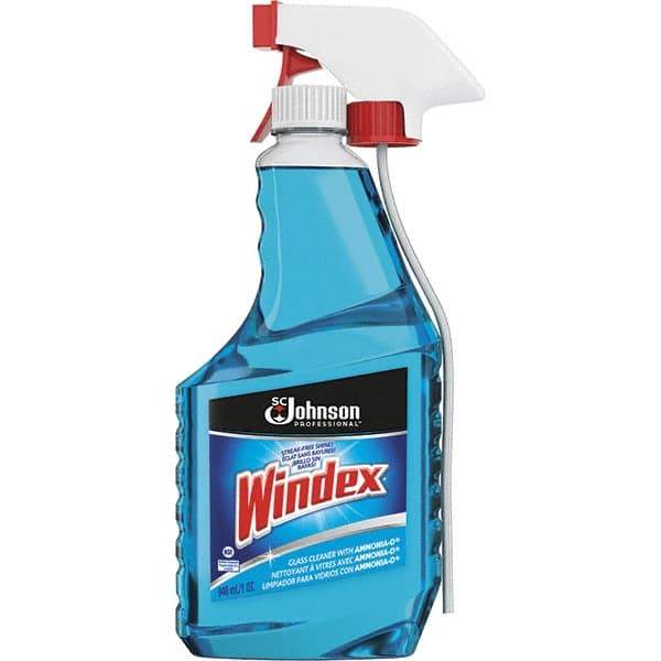 Windex - 32 oz Spray Bottle Ammonia Glass Cleaner - Use on Chrome, Hard Surfaces, Plexiglass, Stainless Steel - Caliber Tooling