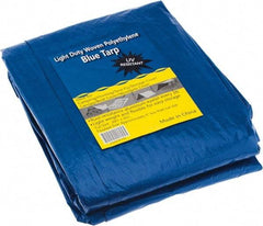 Value Collection - 30' Long x 20' Wide Polyethylene Tarp & Dust Cover - Blue - Caliber Tooling