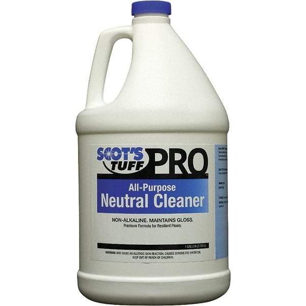 Scot's Tuff - 1 Gal Bottle Cleaner - Use on Marble Terrazzo, Painted Surfaces, Tile, Varnished Wood - Caliber Tooling