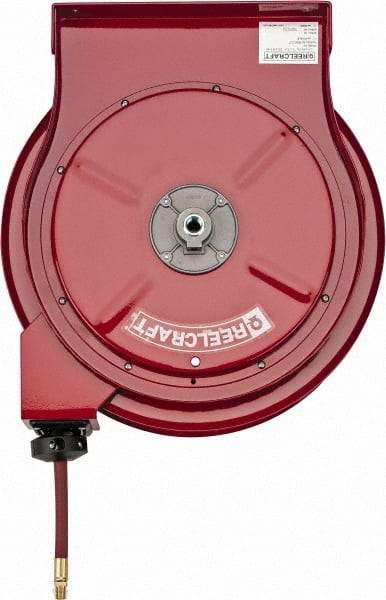 Reelcraft - 50' Spring Retractable Hose Reel - 300 psi, Hose Included - Caliber Tooling