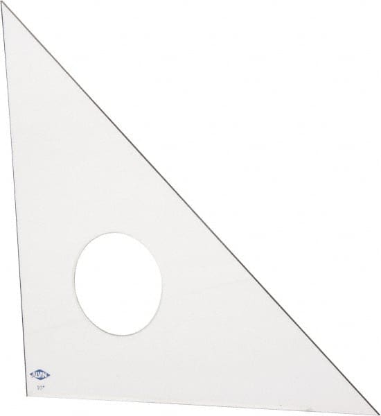 Alvin - 10 Inch Long, Styrene Plastic Triangles - Caliber Tooling