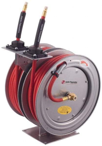 PRO-SOURCE - 50' Spring Retractable Hose Reel - 300 psi, Hose Included - Caliber Tooling