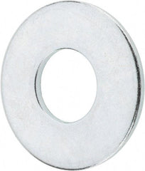 Value Collection - 9/16" Screw, Grade 2 Steel USS Flat Washer - 5/8" ID x 1-1/2" OD, 7/64" Thick, Zinc-Plated Finish - Caliber Tooling