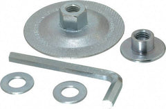 Norton - Grinding Wheel Adapter Kit - 1/16 to 1/4" Wheel Width, Right Handed - Caliber Tooling