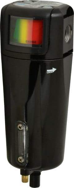 Parker - 63 CFM Oil, Dust, Water, Particulate Filter - 1/2" NPT, 250 psi, Auto Drain - Caliber Tooling