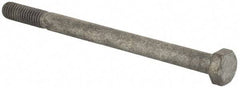 Value Collection - 5/16-18 Thread, 4-1/2" Length Under Head, Steel Hex Head Bolt - Hot Dipped Galvanized Coated, UNC Thread, ASTM A307, Grade 2 - Caliber Tooling