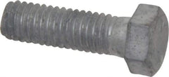 Value Collection - 3/8-16 Thread, 1-1/4" Length Under Head, Steel Hex Head Bolt - Hot Dipped Galvanized Coated, UNC Thread, ASTM A307, Grade 2 - Caliber Tooling