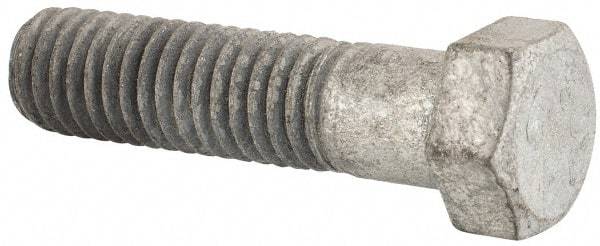 Value Collection - 7/16-14 Thread, 1-3/4" Length Under Head, Steel Hex Head Bolt - Hot Dipped Galvanized Coated, UNC Thread, ASTM A307, Grade 2 - Caliber Tooling