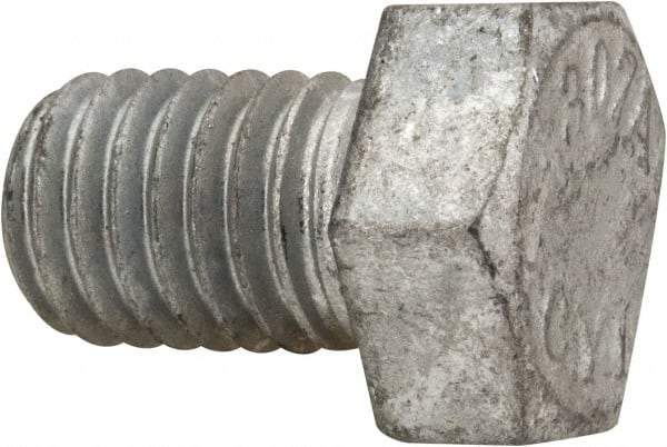 Value Collection - 1/2-13 Thread, 3/4" Length Under Head, Steel Hex Head Bolt - Hot Dipped Galvanized Coated, UNC Thread, ASTM A307, Grade 2 - Caliber Tooling