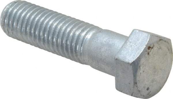 Value Collection - 5/8-11 Thread, 2-1/2" Length Under Head, Steel Hex Head Bolt - Hot Dipped Galvanized Coated, UNC Thread, ASTM A307, Grade 2 - Caliber Tooling