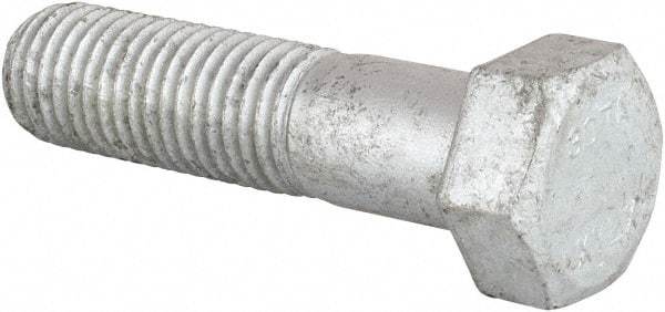 Value Collection - 3/4-10 Thread, 3" Length Under Head, Steel Hex Head Bolt - Hot Dipped Galvanized Coated, UNC Thread, ASTM A307, Grade 2 - Caliber Tooling