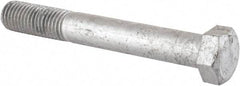 Value Collection - 3/4-10 Thread, 5-1/2" Length Under Head, Steel Hex Head Bolt - Hot Dipped Galvanized Coated, UNC Thread, ASTM A307, Grade 2 - Caliber Tooling