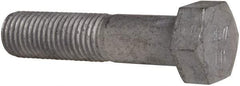 Value Collection - 1-8 Thread, 4-1/2" Length Under Head, Steel Hex Head Bolt - Hot Dipped Galvanized Coated, UNC Thread, ASTM A307, Grade 2 - Caliber Tooling