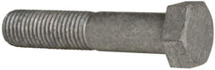 Value Collection - 1-8 Thread, 5" Length Under Head, Steel Hex Head Bolt - Hot Dipped Galvanized Coated, UNC Thread, ASTM A307, Grade 2 - Caliber Tooling