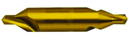0.8mm x 25mm OAL HSS Drill-Countersink-TiN Form A - Caliber Tooling