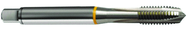 M1.4x0.30 6H 2-Flute Cobalt Yellow Ring Spiral Point Plug Tap-Bright - Caliber Tooling